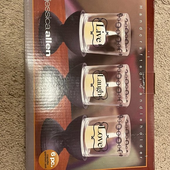 NEW Jessica Allen Collection 6-Piece Candle Garden Set Handcrafted Candleholder - Picture 6 of 9